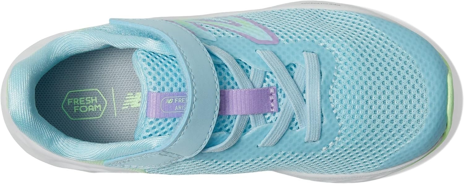 image:imageNew Balance Kids Fresh Foam Arishi V4 Running Shoe Little KidBleach BlueGreen AuraLilac Glo