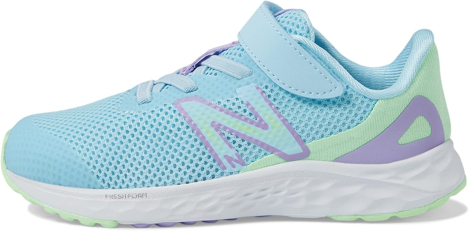 image:imageNew Balance Kids Fresh Foam Arishi V4 Running Shoe Little KidBleach BlueGreen AuraLilac Glo