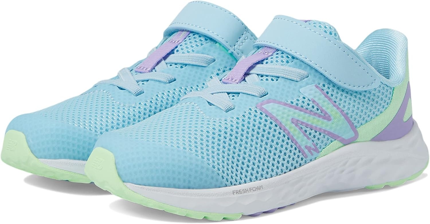 image:imageNew Balance Kids Fresh Foam Arishi V4 Running Shoe Little KidBleach BlueGreen AuraLilac Glo