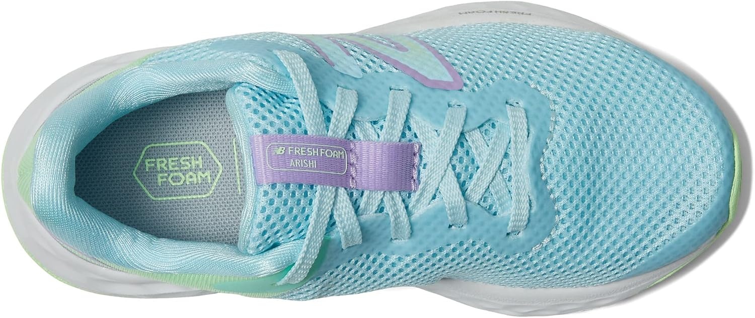 image:imageNew Balance Kids Fresh Foam Arishi V4 Running Shoe Little KidBlueGreen AuraLilac Glo