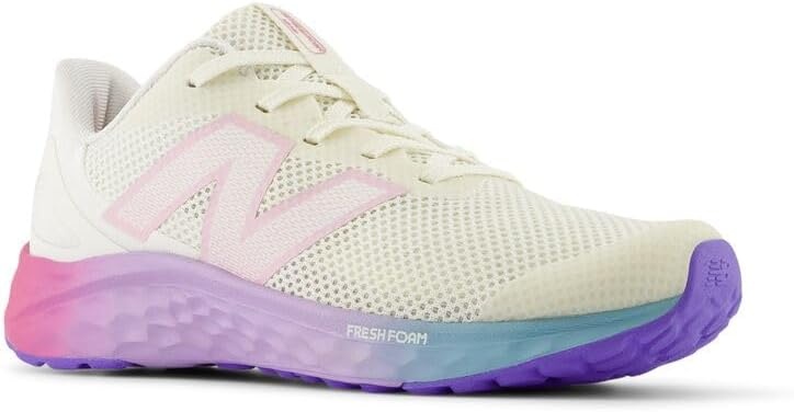 image:imageNew Balance Kids Fresh Foam Arishi V4 Running Shoe Little KidGrey MatterMid Century PinkLilac Glo