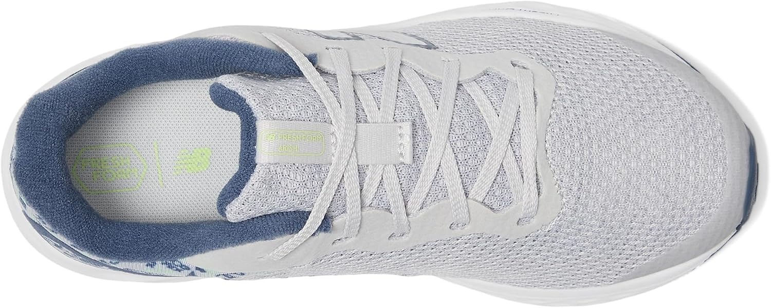 image:imageNew Balance Kids Fresh Foam Arishi V4 Running Shoe Little KidGrey MatterVintage IndigoMelon Water