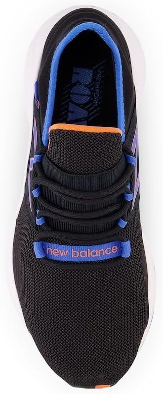 image:imageNew Balance Kids Fresh Foam Roav V1 Laceup Sneaker Road Running ShoesBlackSerene Blue