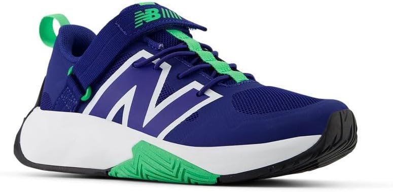 image:imageNew Balance Kids FuelCell Play V1 Hook and Loop Running ShoesInkwellGreen AppleWhite