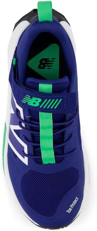 image:imageNew Balance Kids FuelCell Play V1 Hook and Loop Running ShoesInkwellGreen AppleWhite