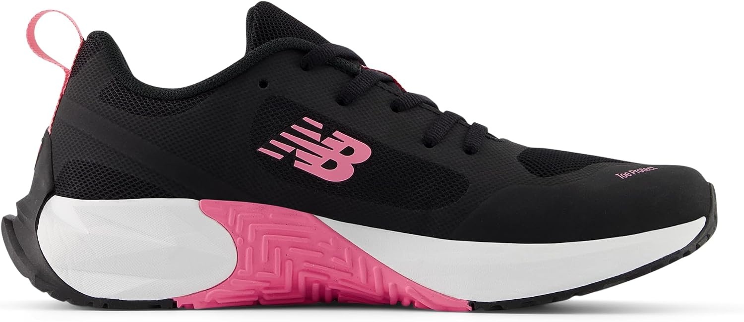 image:imageNew Balance Kids FuelCell Play V1 Laceup Trail Running ShoesBlackSignal PinkWhite