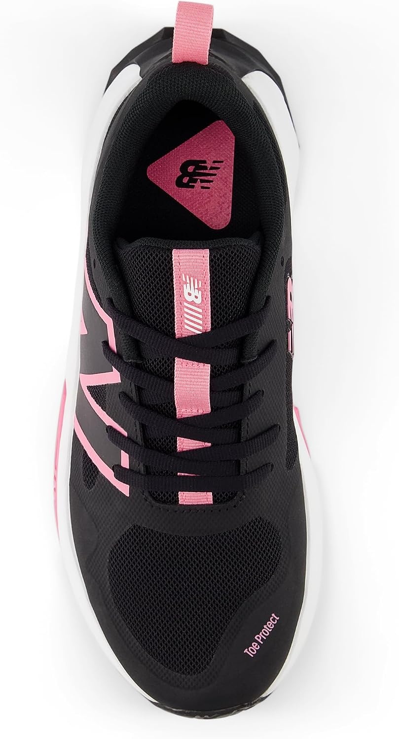 image:imageNew Balance Kids FuelCell Play V1 Laceup Trail Running ShoesBlackSignal PinkWhite