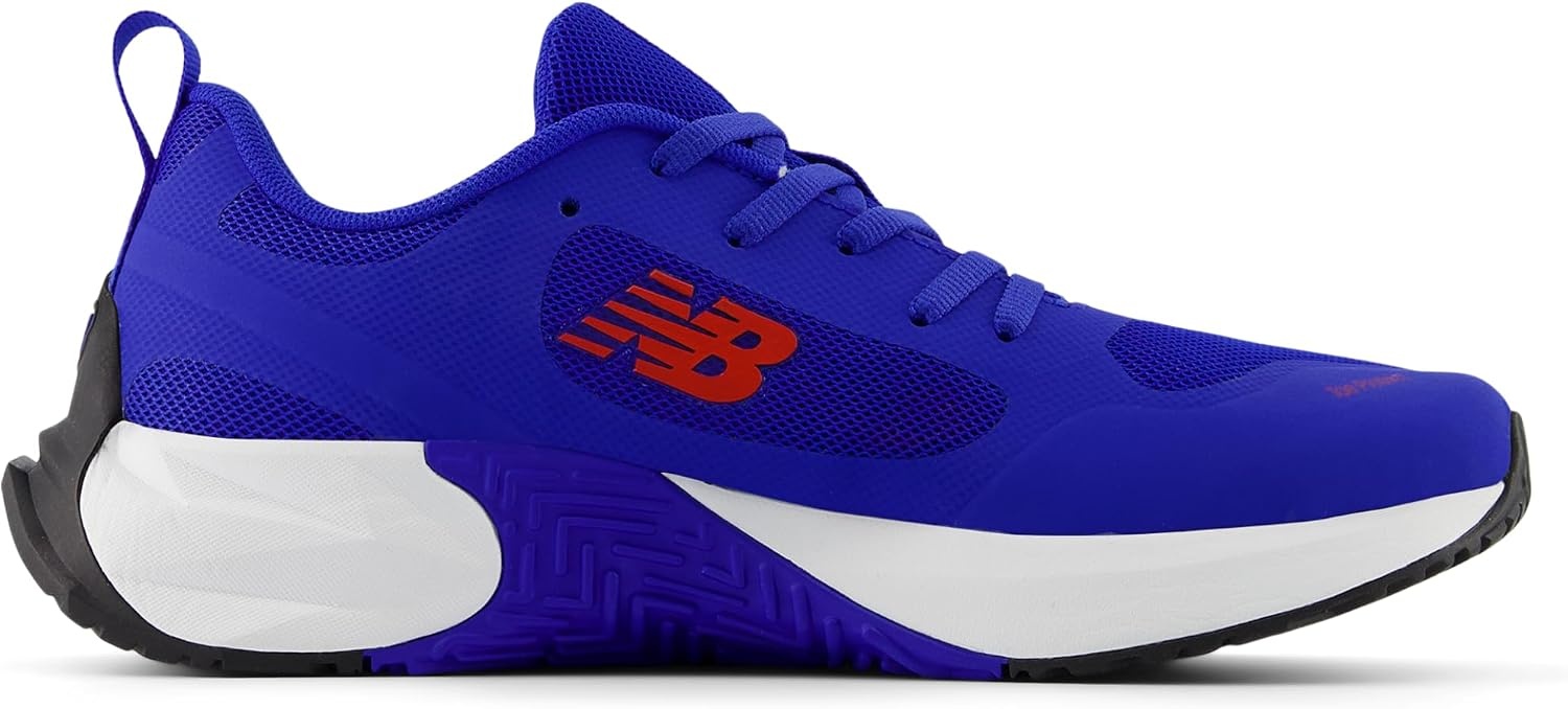 image:imageNew Balance Kids FuelCell Play V1 Laceup Trail Running ShoesBlue GemstoneTeam RedWhite