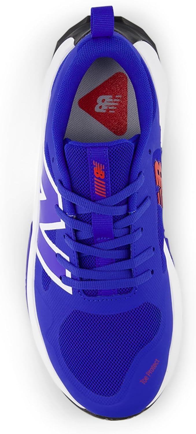 image:imageNew Balance Kids FuelCell Play V1 Laceup Trail Running ShoesBlue GemstoneTeam RedWhite