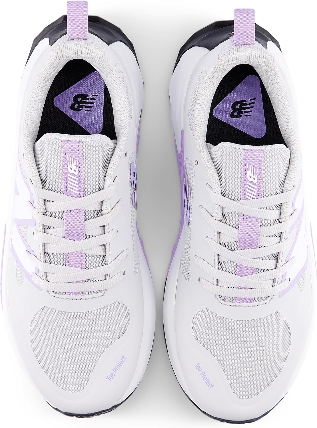 image:imageNew Balance Kids FuelCell Play V1 Laceup Trail Running ShoesGrey MatterLilac GloWhite