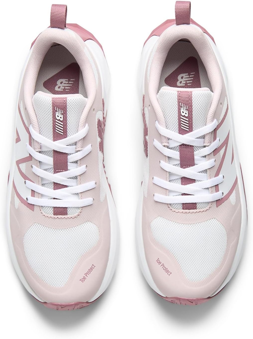 image:imageNew Balance Kids FuelCell Play V1 Laceup Trail Running ShoesNb WhiteStone Pink