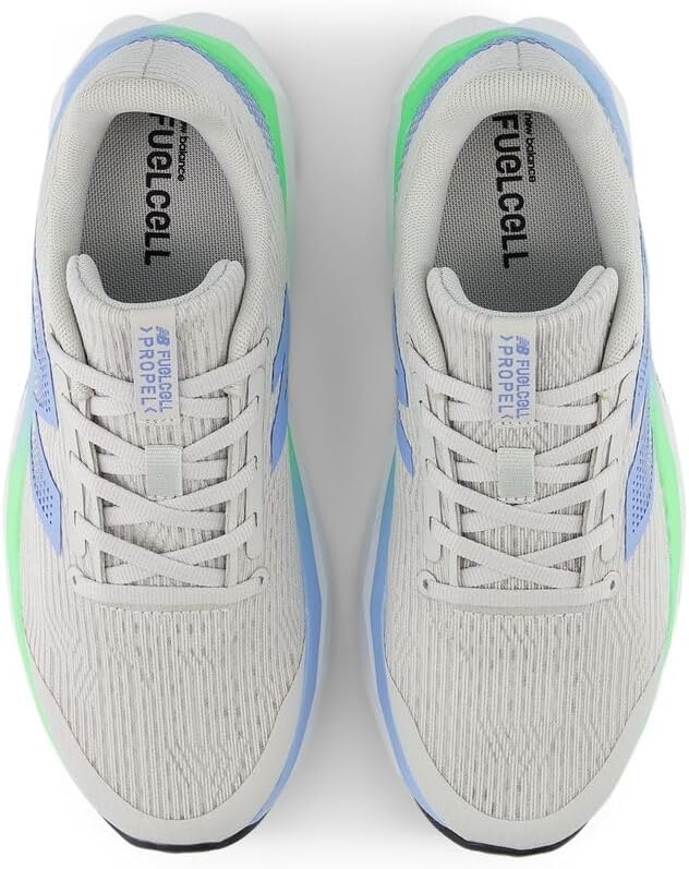 image:imageNew Balance Kids FuelCell Propel V5 Running ShoesGrey MatterElectric SkyElectric Jade