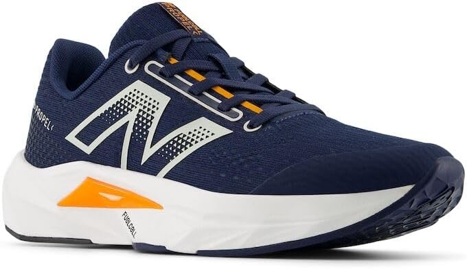 image:imageNew Balance Kids FuelCell Propel V5 Running ShoesNb NavySun GlowGrey Matter