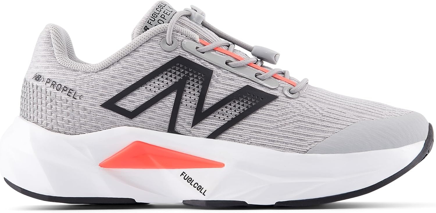 image:imageNew Balance Kids FuelCell Propel V5 Running ShoesRaincloudUrgent RedWhite