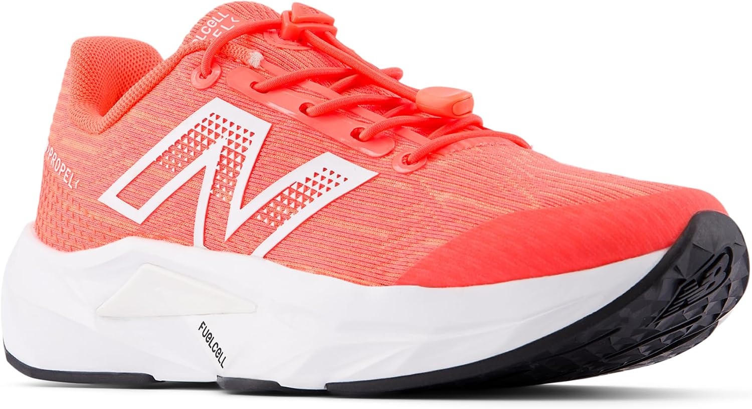 image:imageNew Balance Kids FuelCell Propel V5 Running ShoesUrgent RedWhiteSea Salt