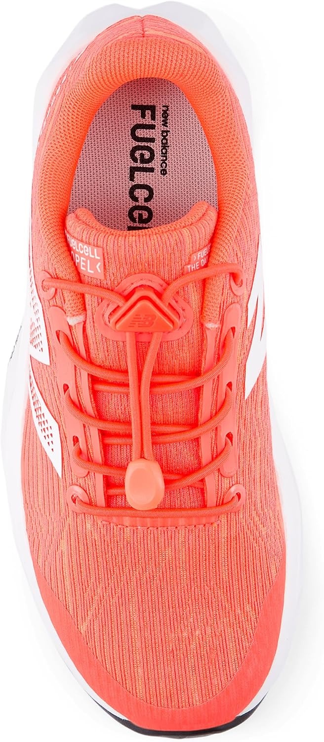 image:imageNew Balance Kids FuelCell Propel V5 Running ShoesUrgent RedWhiteSea Salt