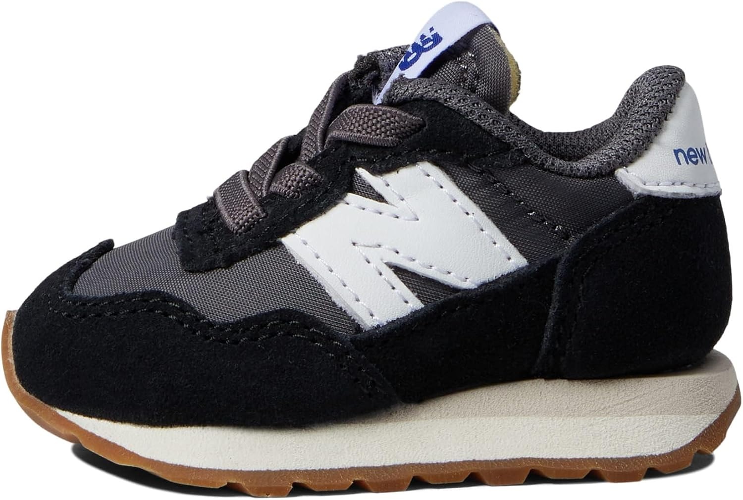 image:imageNew Balance Kids Kids 237 Bungee Lace Sneaker Casual ShoesBlackMoonbeam