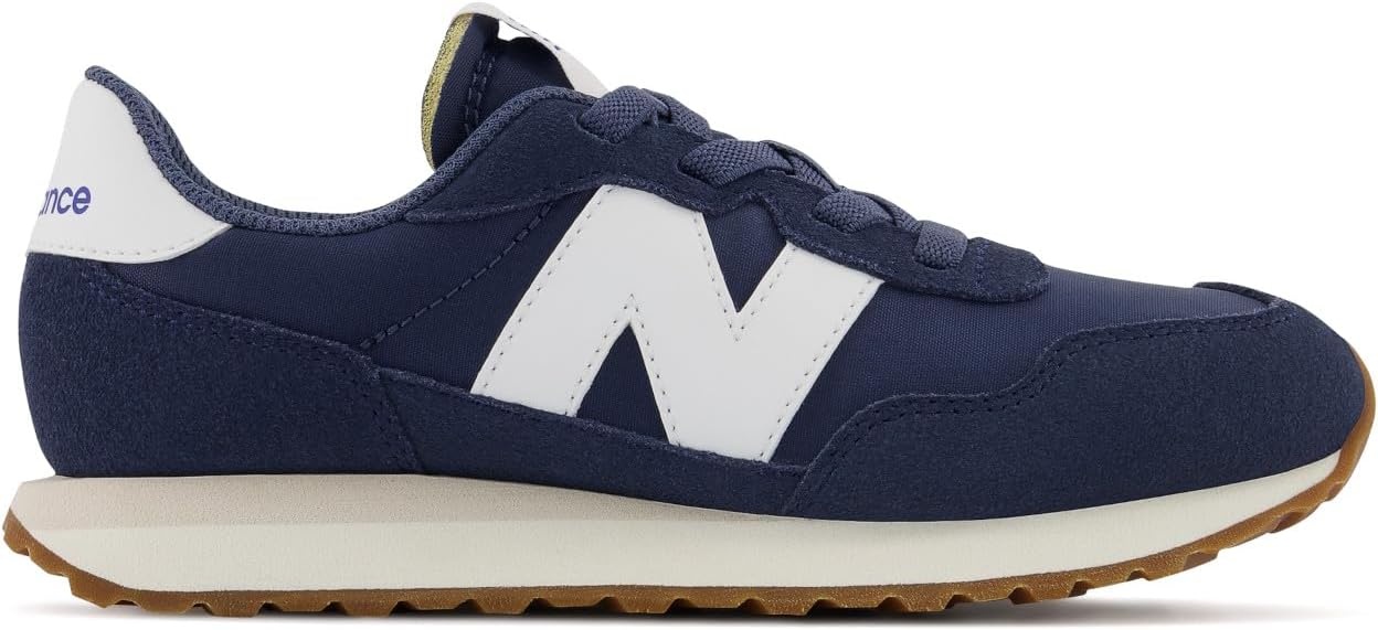image:imageNew Balance Kids Kids 237 Bungee Lace Sneaker Casual ShoesNatural IndigoMoonbeam