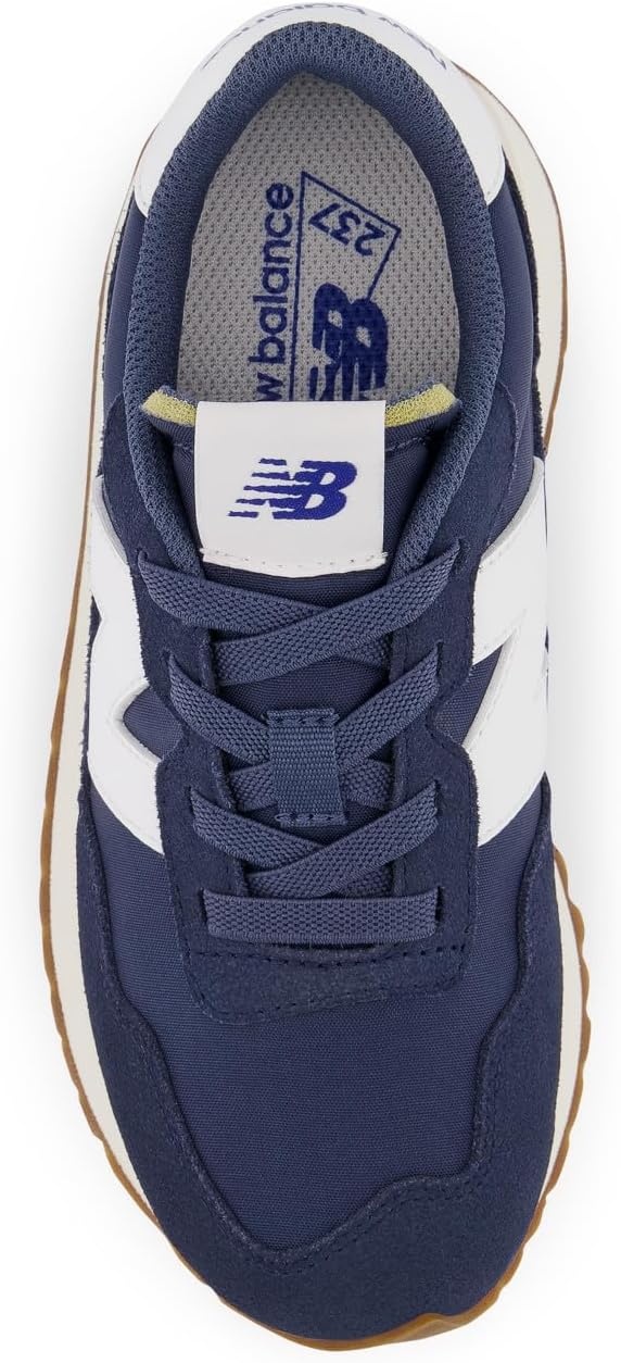 image:imageNew Balance Kids Kids 237 Bungee Lace Sneaker Casual ShoesNatural IndigoMoonbeam