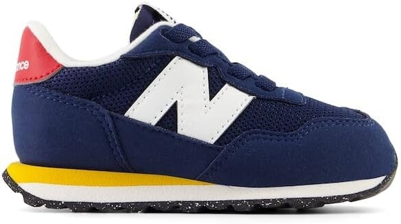 image:imageNew Balance Kids Kids 237 Bungee Lace Sneaker Casual ShoesNb NavyVarsity Gold