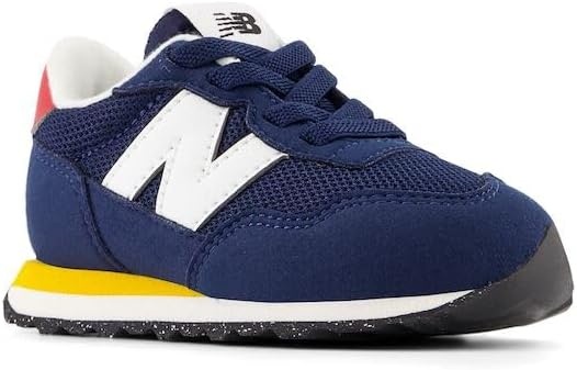 image:imageNew Balance Kids Kids 237 Bungee Lace Sneaker Casual ShoesNb NavyVarsity Gold