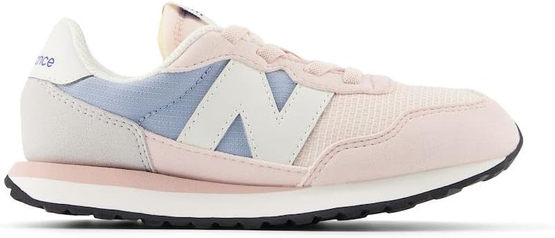 image:imageNew Balance Kids Kids 237 Bungee Lace Sneaker Casual ShoesQuartz PinkLight Arctic Grey