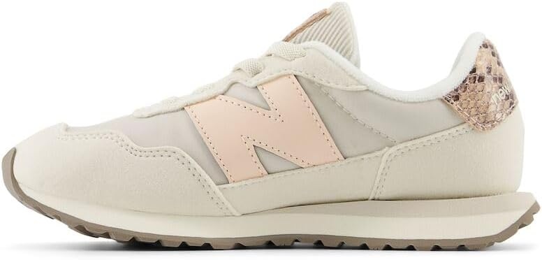 image:imageNew Balance Kids Kids 237 Bungee Lace Sneaker Casual ShoesTurtledoveVintage Rose