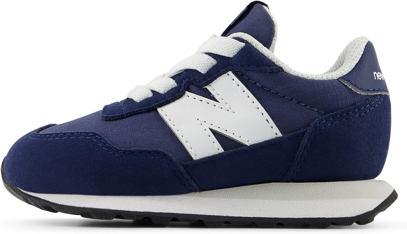 image:imageNew Balance Kids Kids 237 Bungee Lace Sneaker Casual ShoesWhiteNb Navy