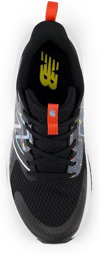 image:imageNew Balance Kids Rave Run V2 LaceUp Running Shoes Road Running ShoesBlackBlast RedTeam Sky Blue