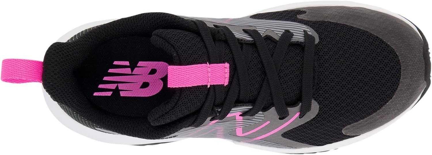 image:imageNew Balance Kids Rave Run V2 LaceUp Running Shoes Road Running ShoesBlackVibrant Pink