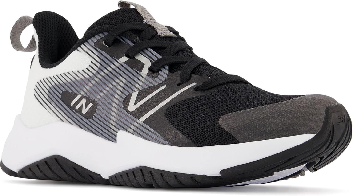 image:imageNew Balance Kids Rave Run V2 LaceUp Running Shoes Road Running ShoesBlackWhite
