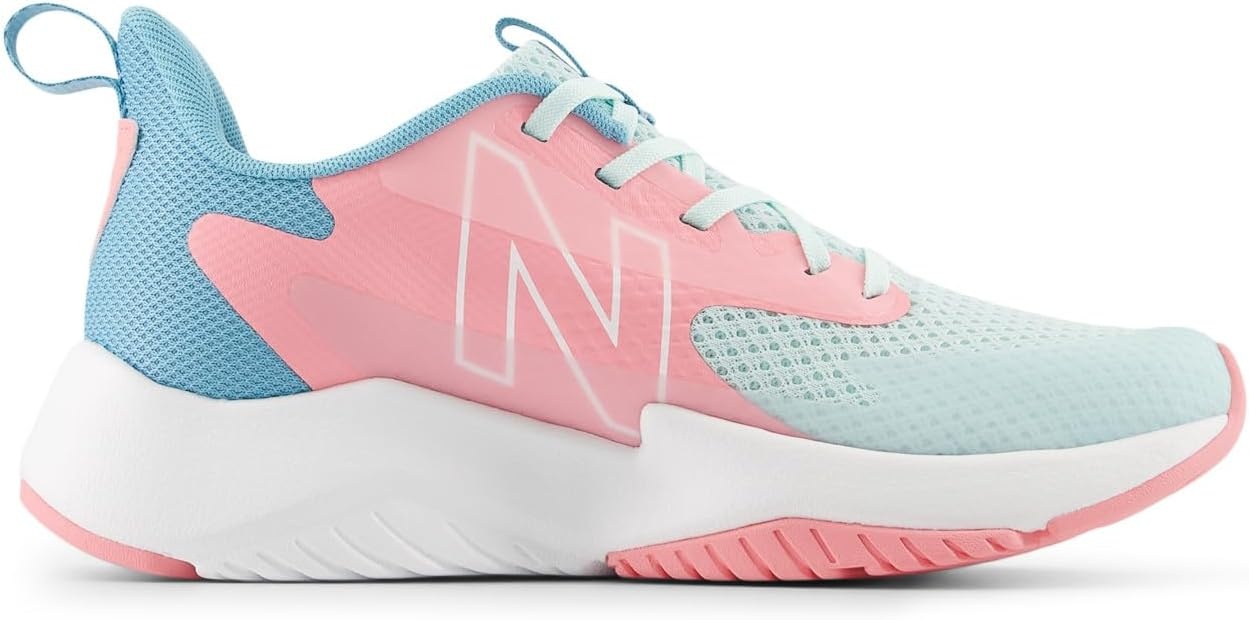 image:imageNew Balance Kids Rave Run V2 LaceUp Running Shoes Road Running ShoesGlint BlueDouble Bubble