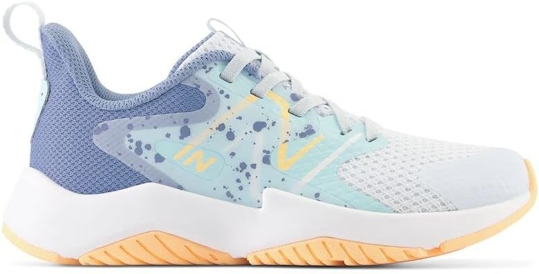 image:imageNew Balance Kids Rave Run V2 LaceUp Running Shoes Road Running ShoesIce BlueBright CyanSolar Flare