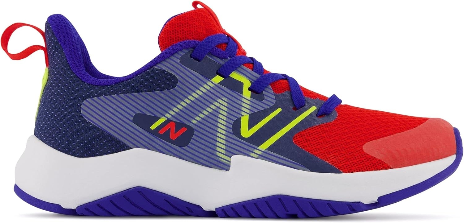 image:imageNew Balance Kids Rave Run V2 LaceUp Running Shoes Road Running ShoesNeo FlameLemonadeMoon Shadow