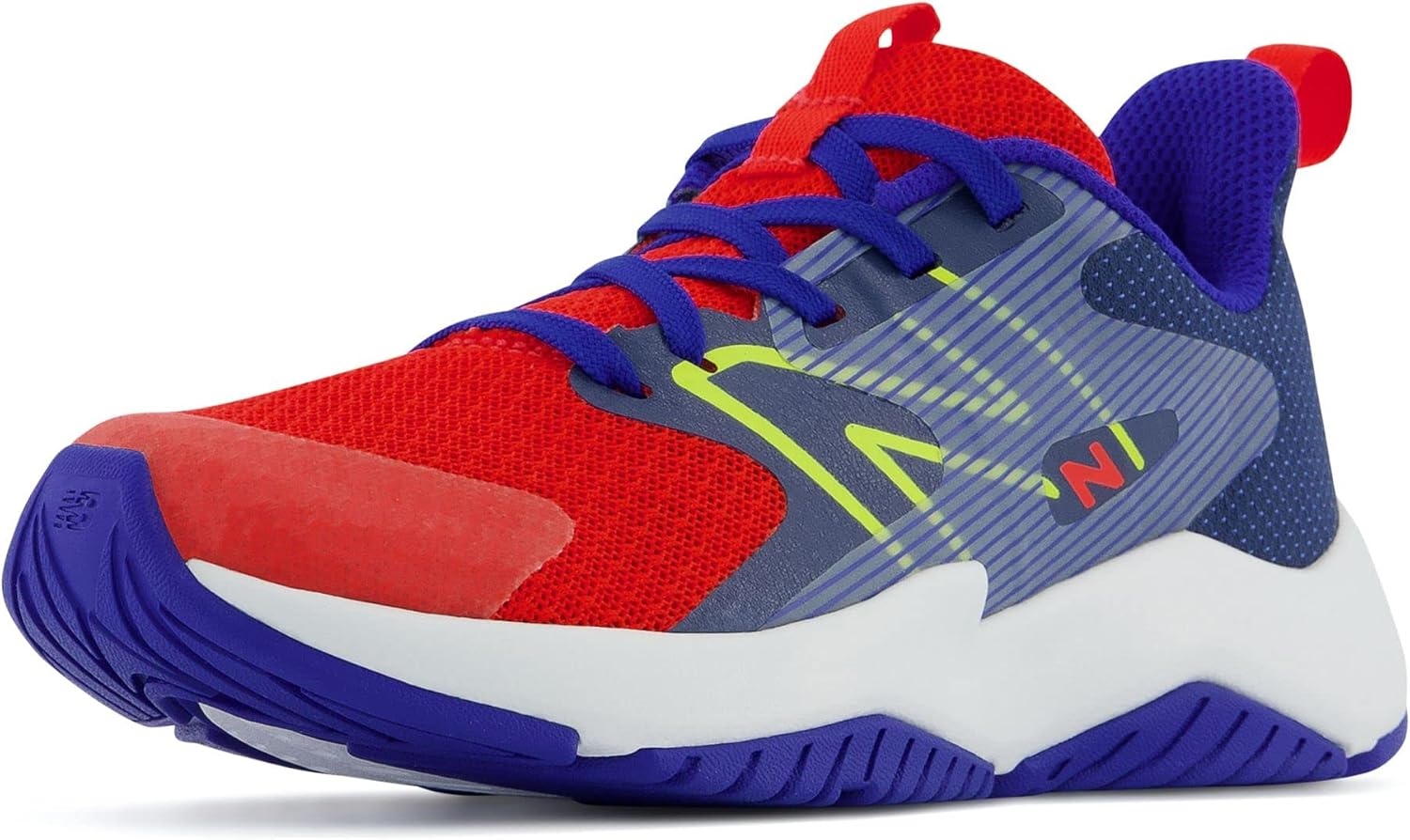 image:imageNew Balance Kids Rave Run V2 LaceUp Running Shoes Road Running ShoesNeo FlameLemonadeMoon Shadow