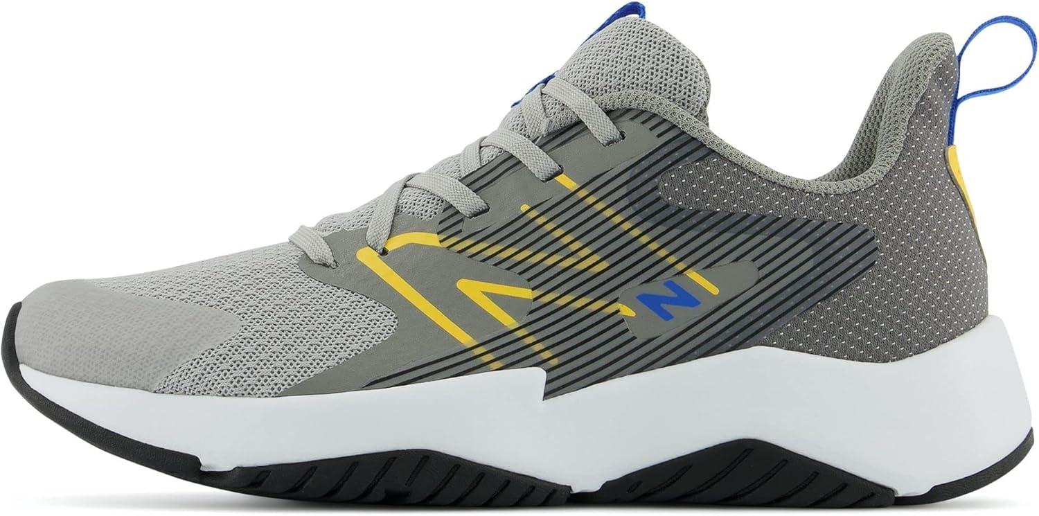 image:imageNew Balance Kids Rave Run V2 LaceUp Running Shoes Road Running ShoesRain CloudVibrant ApricotMarblehead