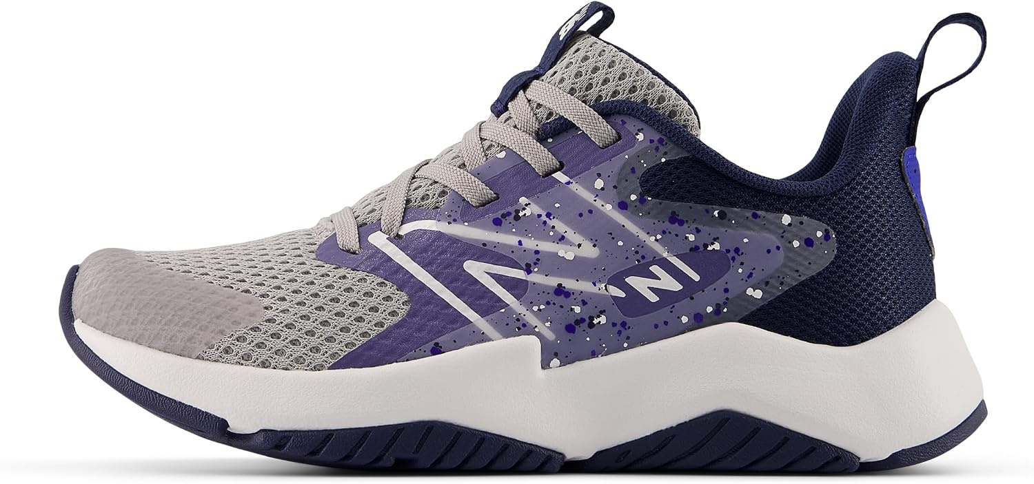 image:imageNew Balance Kids Rave Run V2 LaceUp Running Shoes Road Running ShoesRaincloudDream StateNb Navy