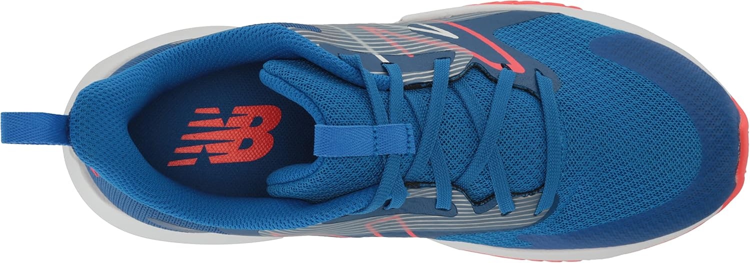 image:imageNew Balance Kids Rave Run V2 LaceUp Running Shoes Road Running ShoesSerene BlueBlue GrooveElectric Red