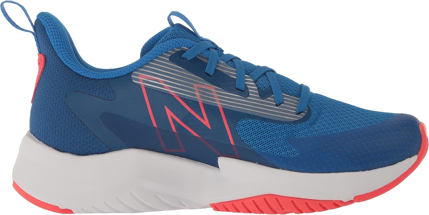 image:imageNew Balance Kids Rave Run V2 LaceUp Running Shoes Road Running ShoesSerene BlueBlue GrooveElectric Red