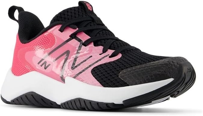 image:imageNew Balance Kids Rave Run V2 LaceUp Running Shoes Road Running ShoesSignal PinkBlack