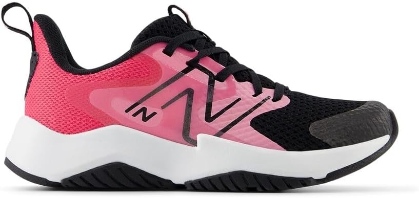 image:imageNew Balance Kids Rave Run V2 LaceUp Running Shoes Road Running ShoesSignal PinkBlack