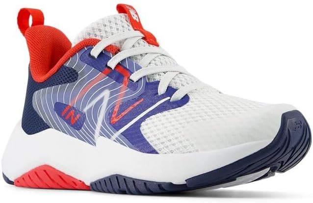 image:imageNew Balance Kids Rave Run V2 LaceUp Running Shoes Road Running ShoesTeam RoyalWhiteTrue Red