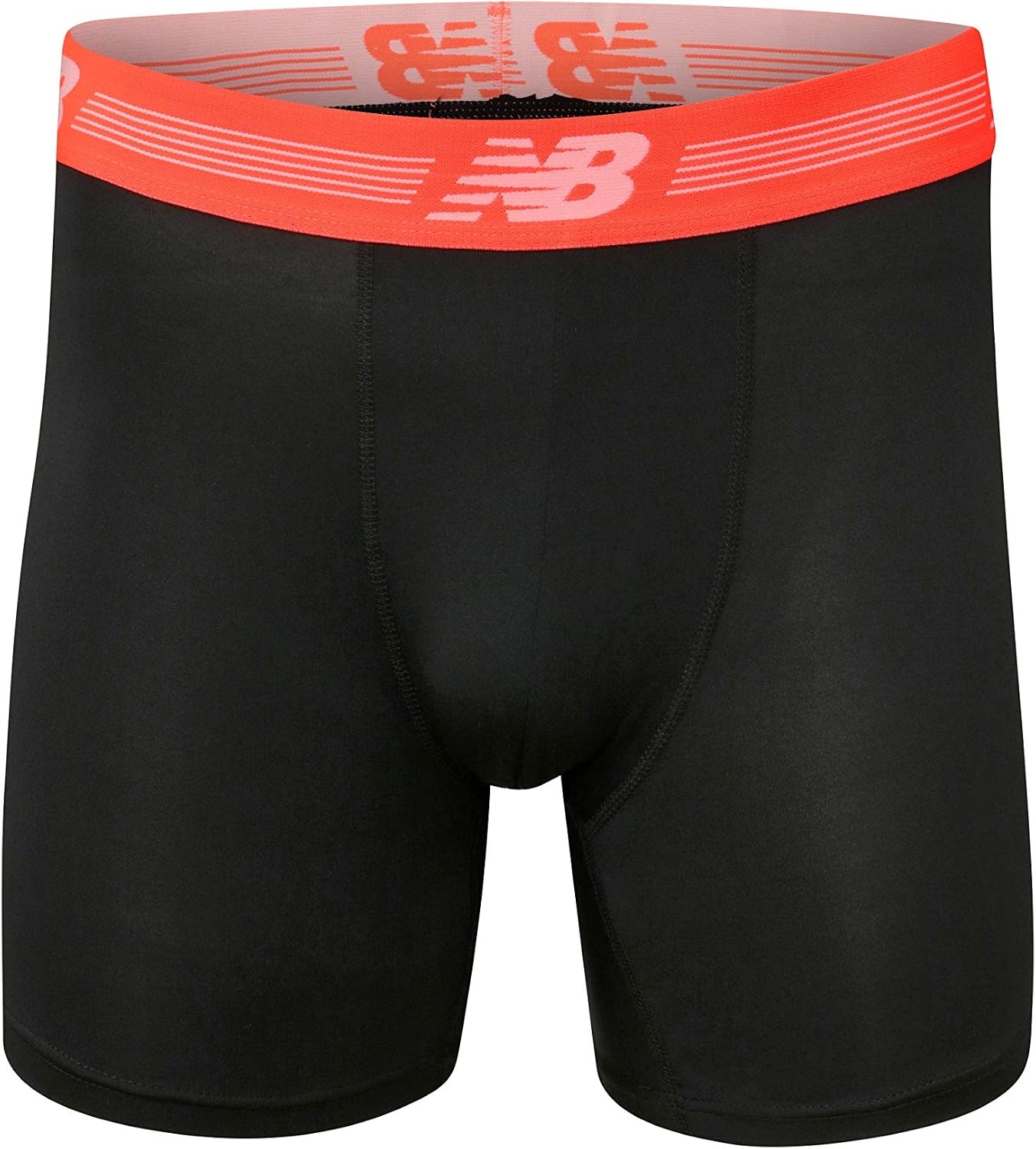image:imageNew Balance Mens 6 Performance No Fly Boxer Brief Underwear 4 PackDragonflyBlack DrgDragonflyBlack Dr