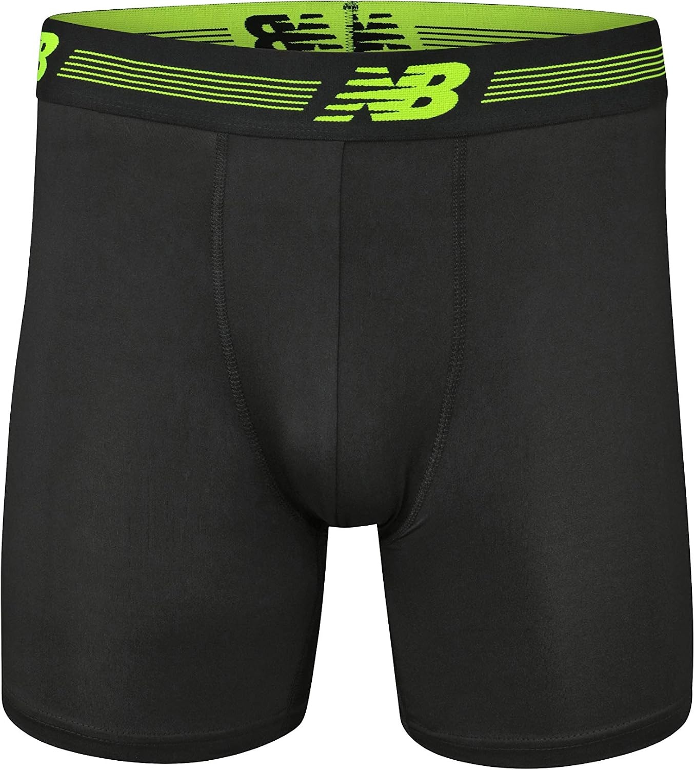image:imageNew Balance Mens 6 Performance No Fly Boxer Brief Underwear 4 PackHltBlackhtTeam RoyalTeam Royal Strt
