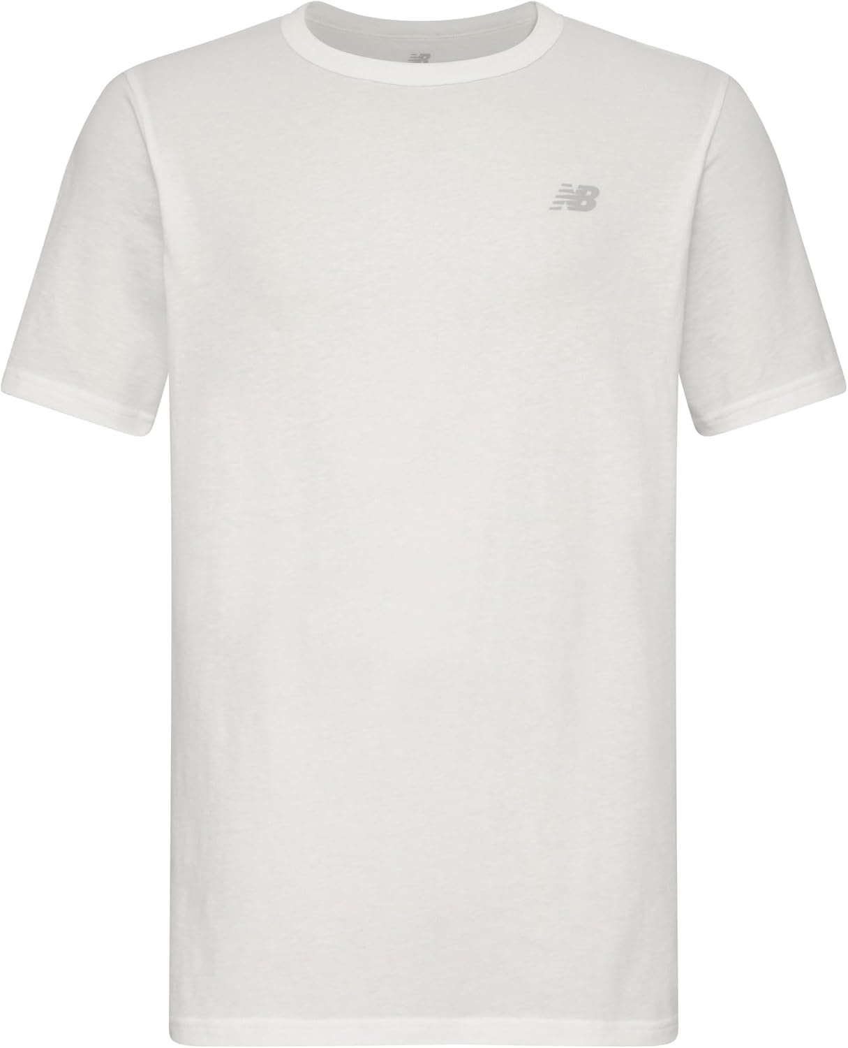 image:imageNew Balance Mens Cotton Performance Crew Neck Undershirts Tag Free and MoistureWicking 3 PackLight Heather GreyWhiteNew Spruce