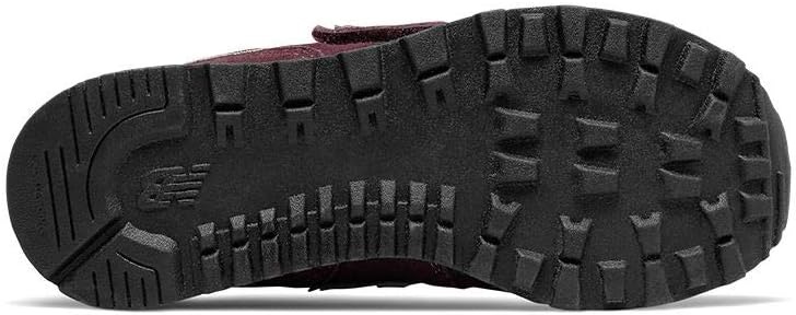 image:imageNew Balance UnisexChild 574 V1 Evergreen Hook and Loop SneakerBurgundyGrey