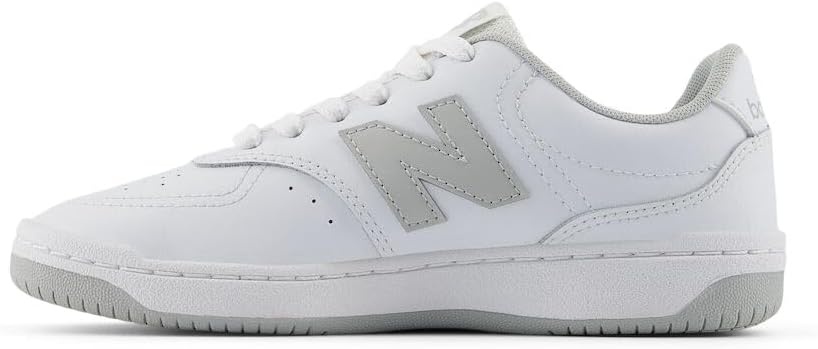 image:imageNew Balance UnisexChild Bb80 V1 Laceup SneakerWhiteBrighton Grey