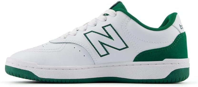 image:imageNew Balance UnisexChild Bb80 V1 Laceup SneakerWhiteClassic Pine