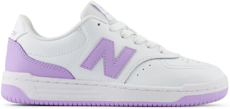 image:imageNew Balance UnisexChild Bb80 V1 Laceup SneakerWhiteLilac Glo