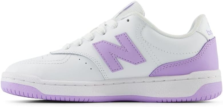 image:imageNew Balance UnisexChild Bb80 V1 Laceup SneakerWhiteLilac Glo